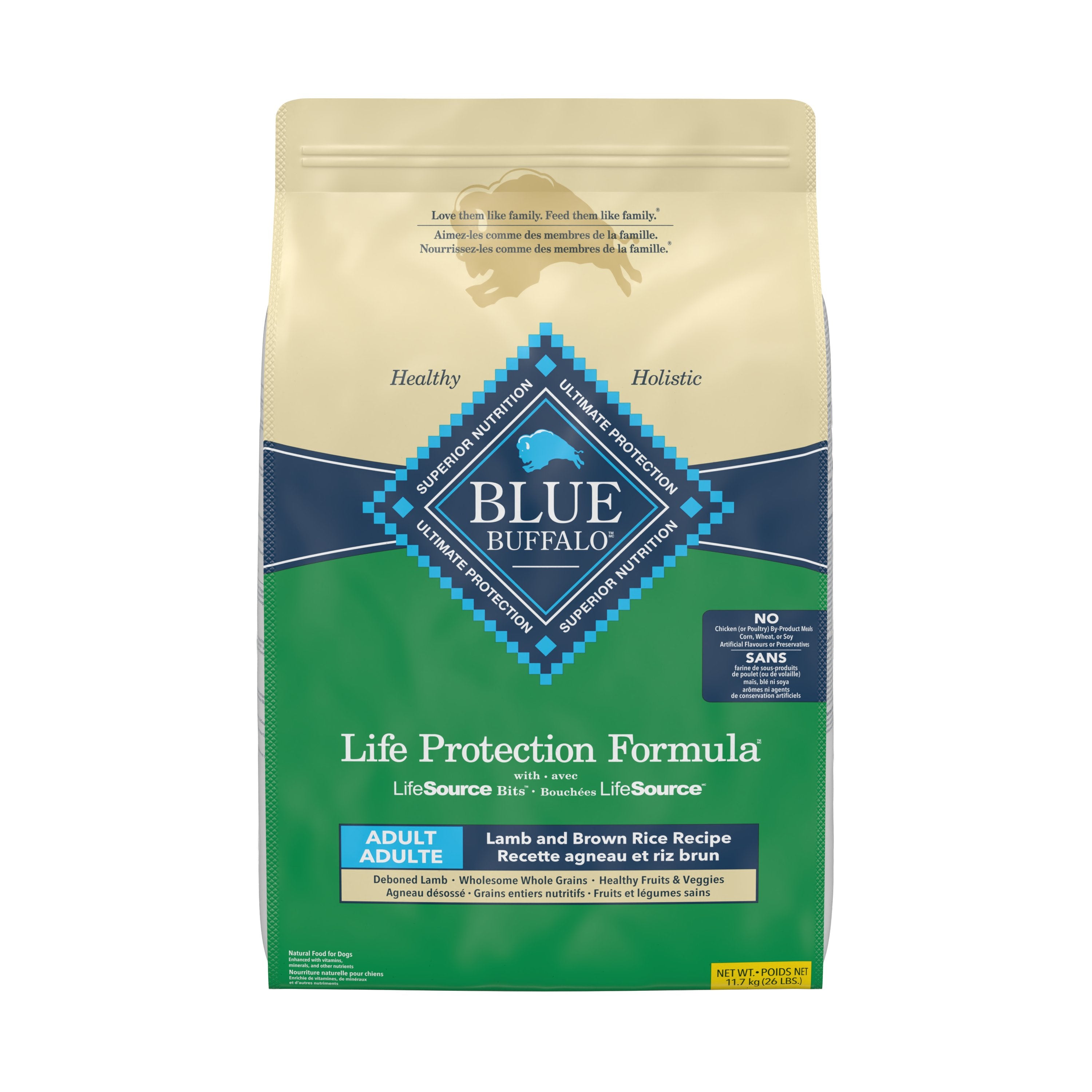Blue Buffalo Life Protection Dog Food Lamb & Rice - Dog Food - Blue Buffalo - PetMax Canada