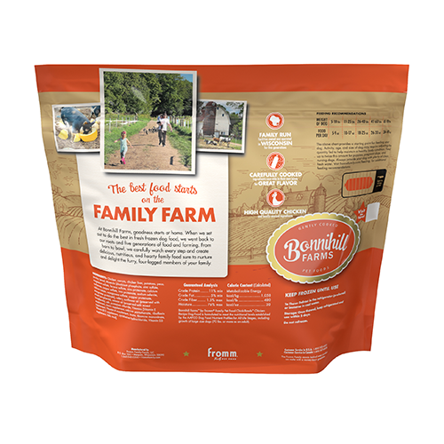 Bonnihill Farm ChickiBowls Chicken Recipe Frozen Dog Food