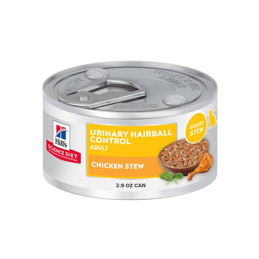 Science Diet Feline Can Urinary Hairball Chicken And Vegetable