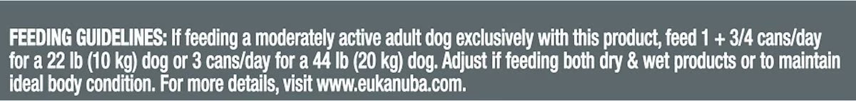 Ragoût de bœuf et de légumes en conserve pour chien Eukanuba