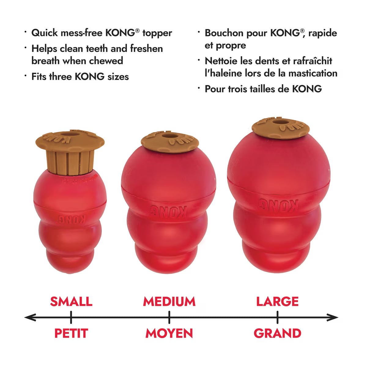 Kong Corkz Topper Dog Treat