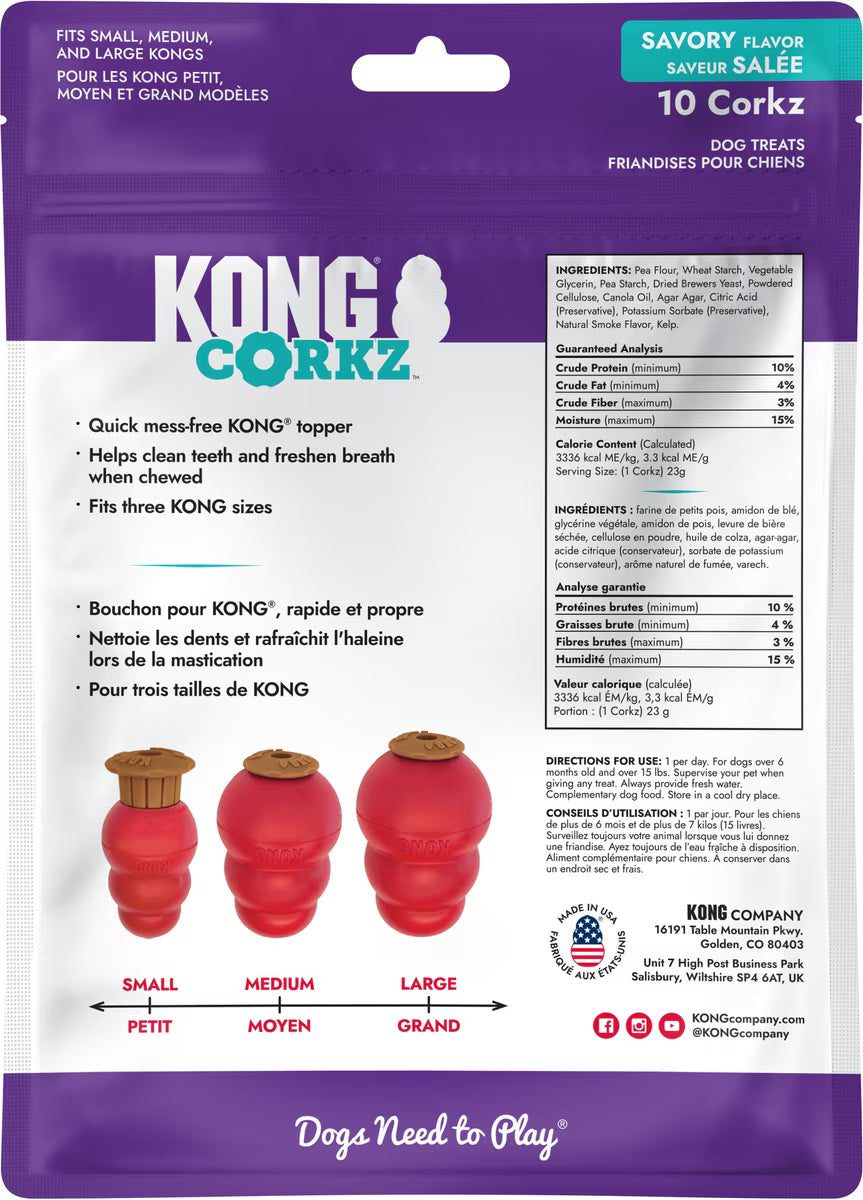 Kong Corkz Topper Dog Treat