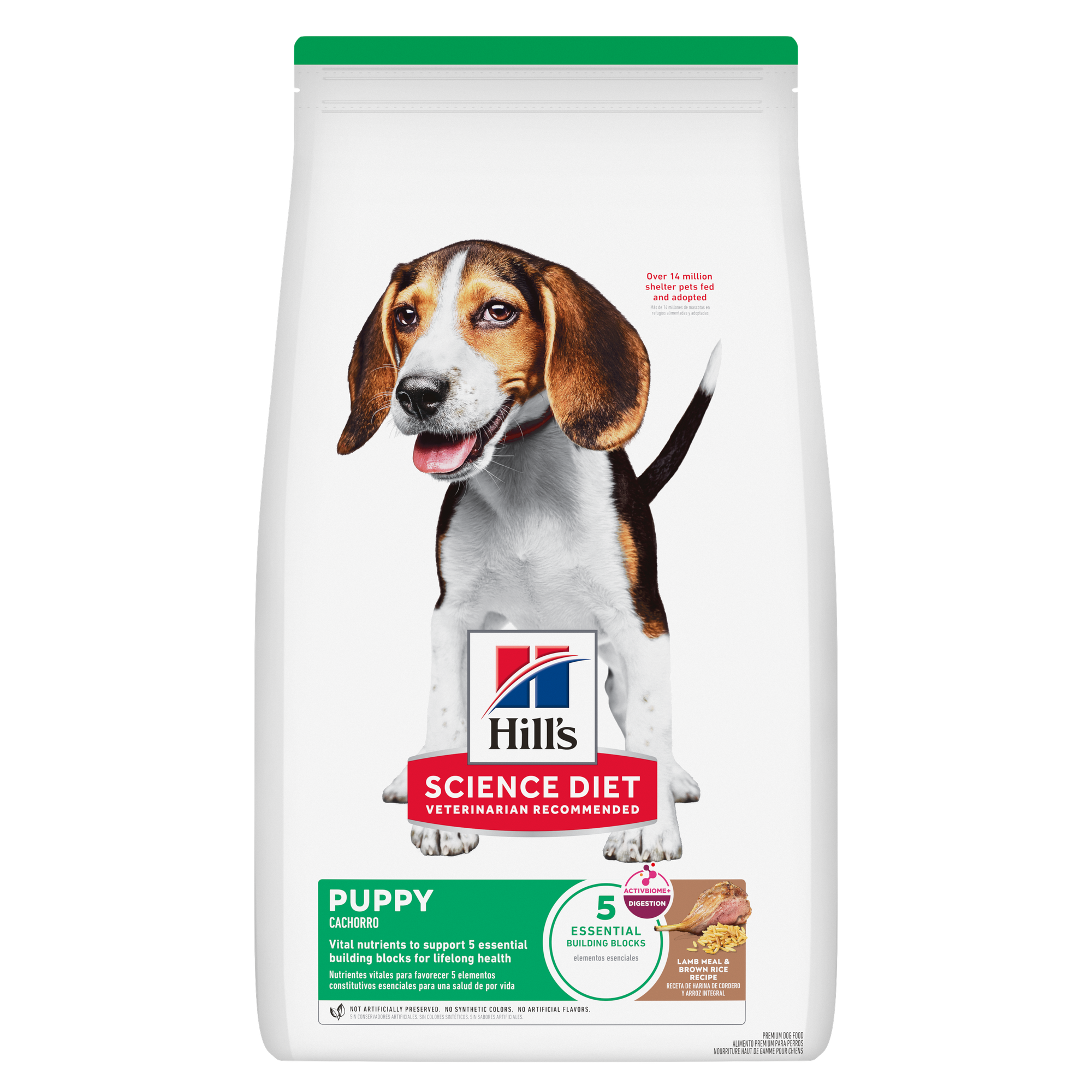 Hill's Science Diet Puppy Lamb Meal & Brown Rice Recipe Dry Dog Food - 2.04 Kg - Dog Food - Hill's Science Diet - PetMax Canada