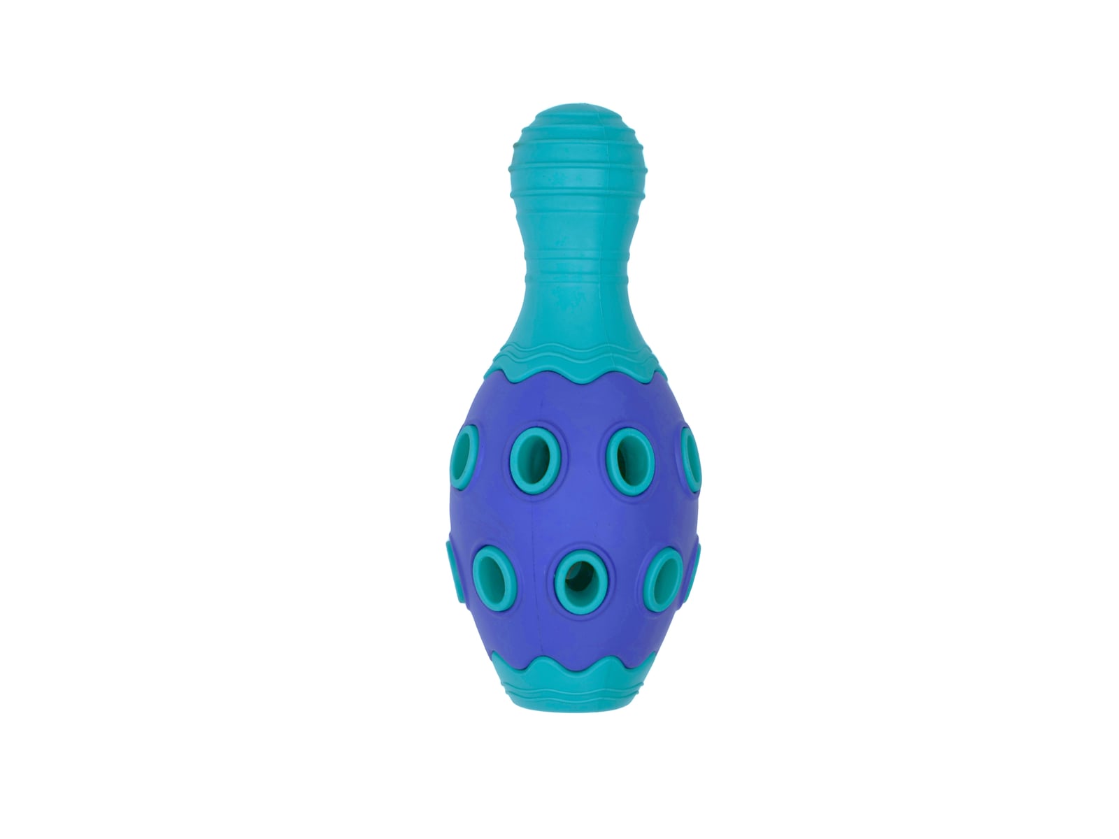 Bud Z Dog Rubber Astro Bowling Pin Blue