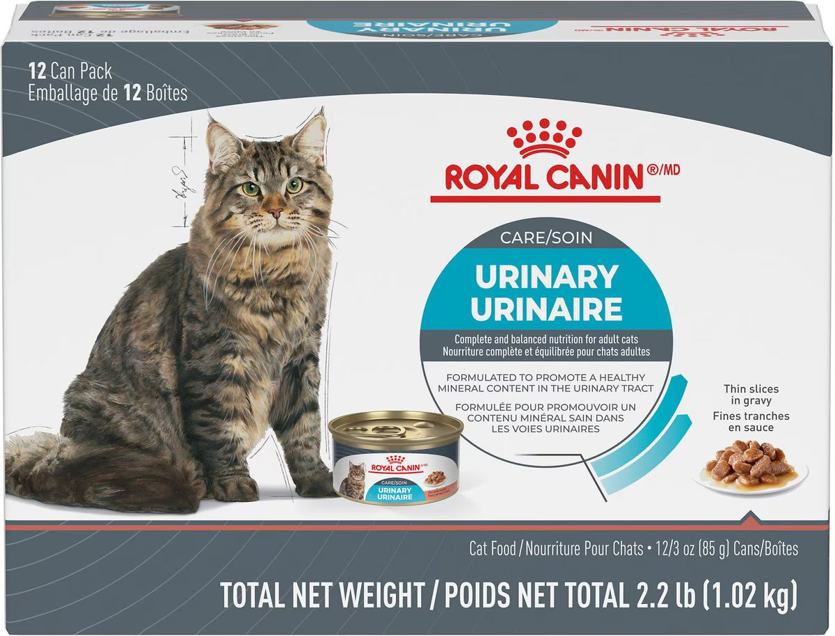 Royal Canin Nourriture En Conserve Pour Chats Soins Urinaires Tranches Minces En Sauce