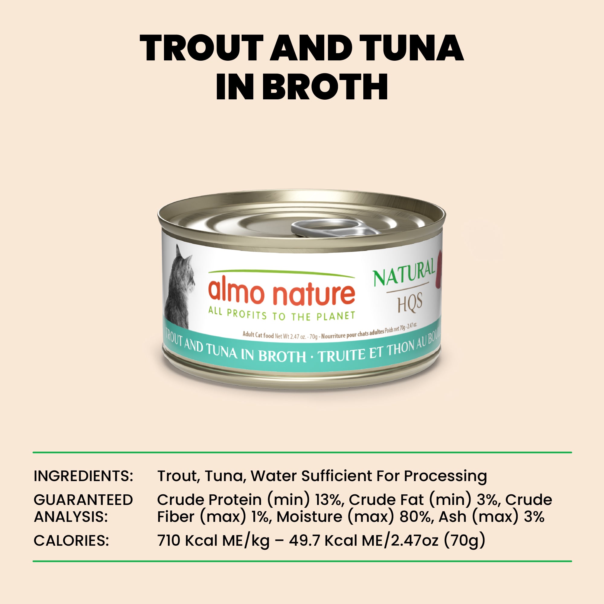 Almo Nature Natural Trout & Tuna in Broth