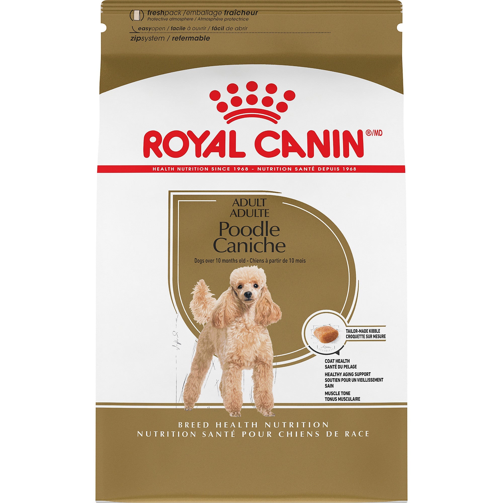 Royal Canin Breed Health Nutrition Caniche Nourriture sèche pour chiens adultes