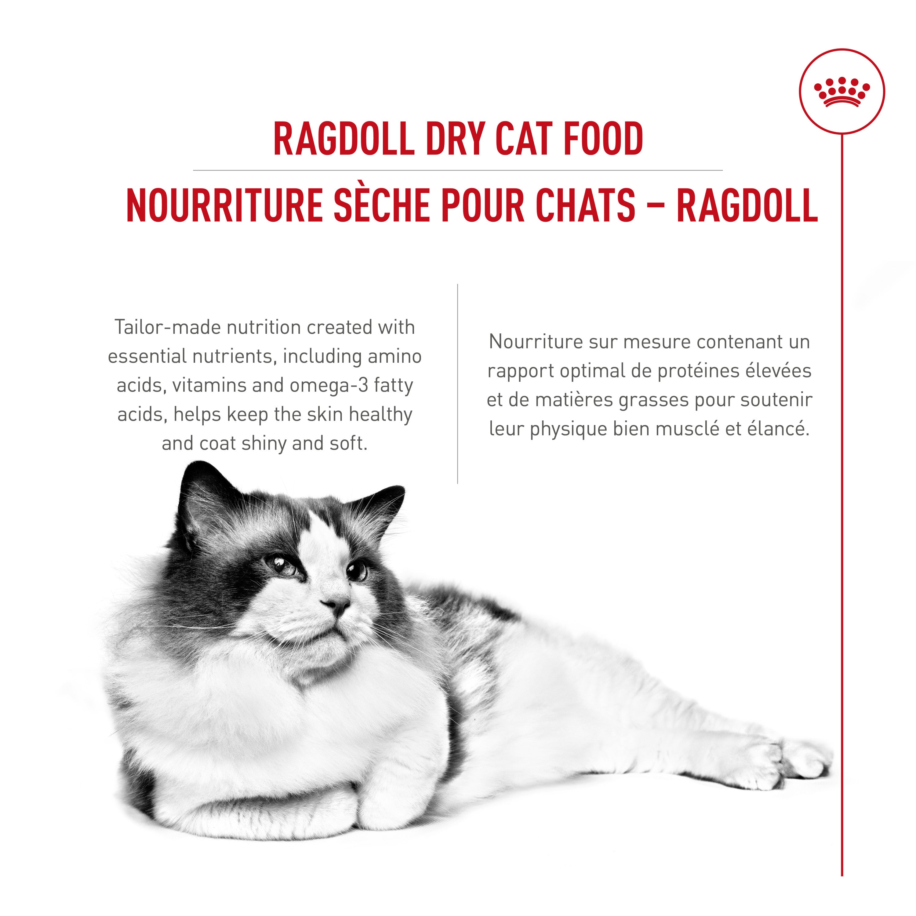 Royal Canin Feline Breed Nutrition Ragdoll Croquettes pour Chats Adultes
