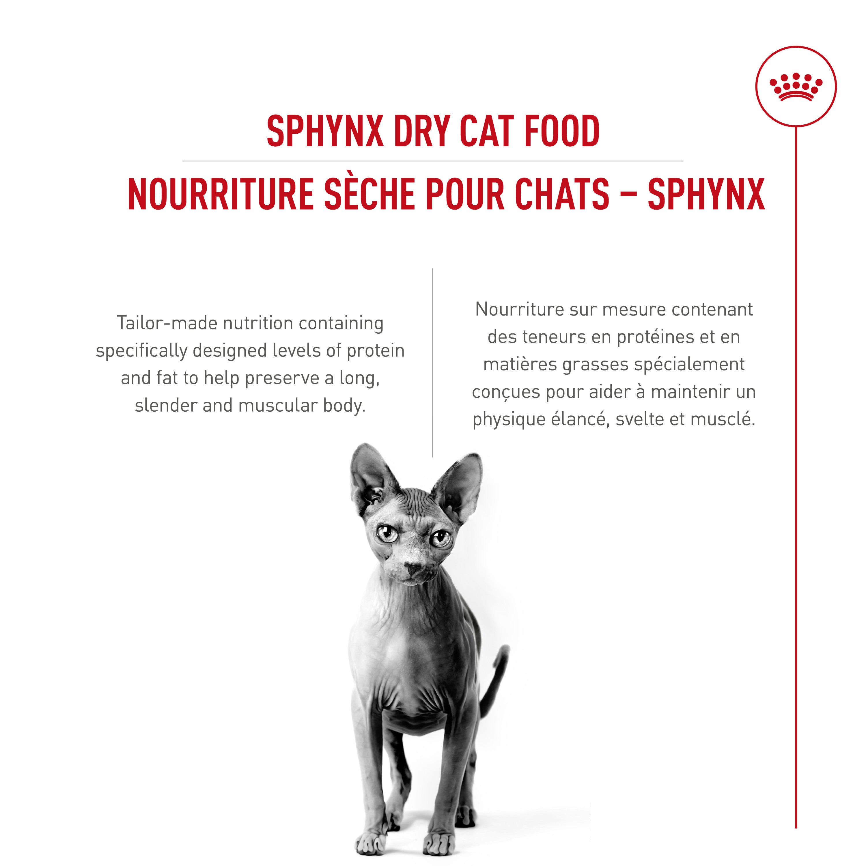 Royal Canin Feline Breed Nutrition Sphynx Adult Dry Cat Food