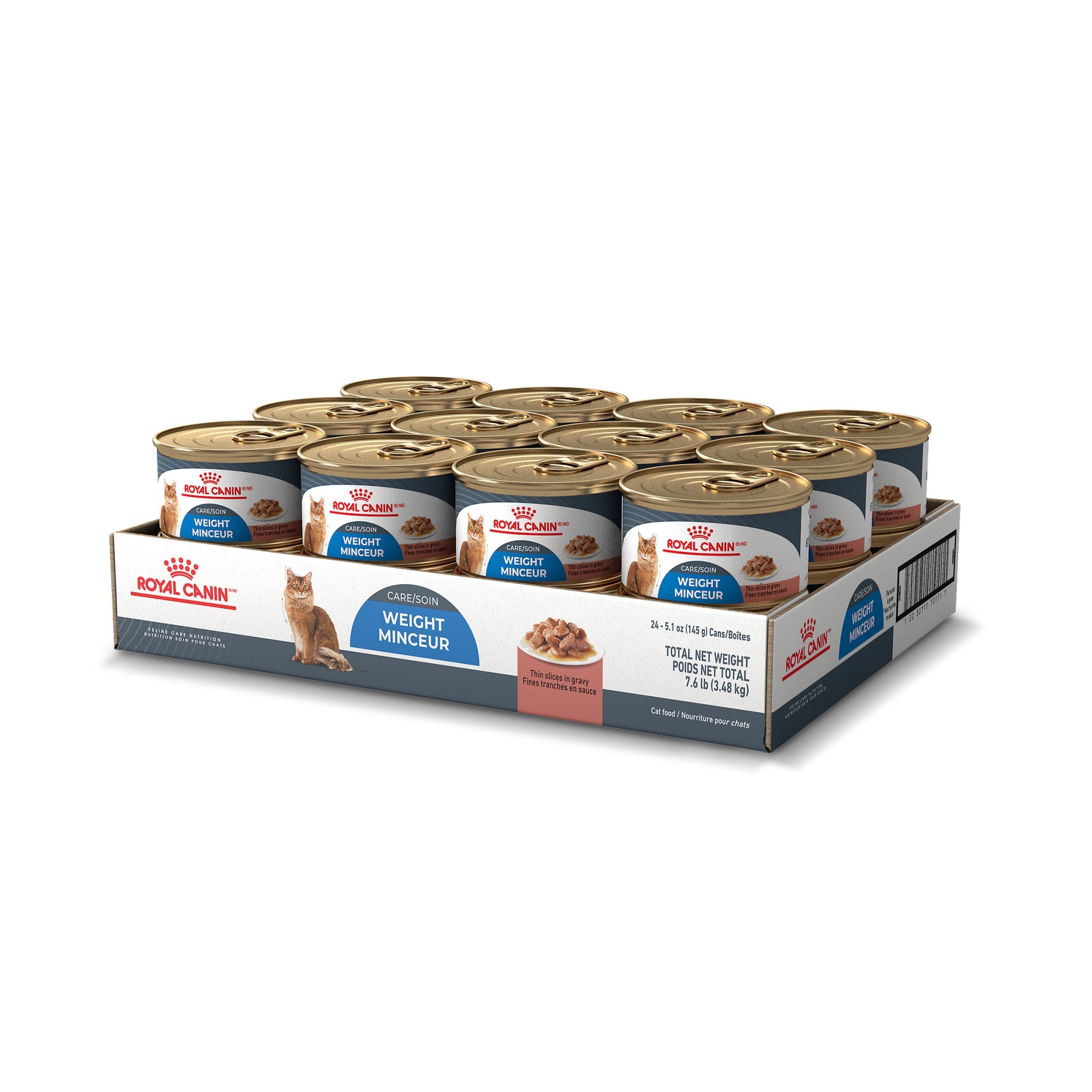 Royal Canin Nourriture en conserve pour chat Adult Weight Care Tranches en sauce