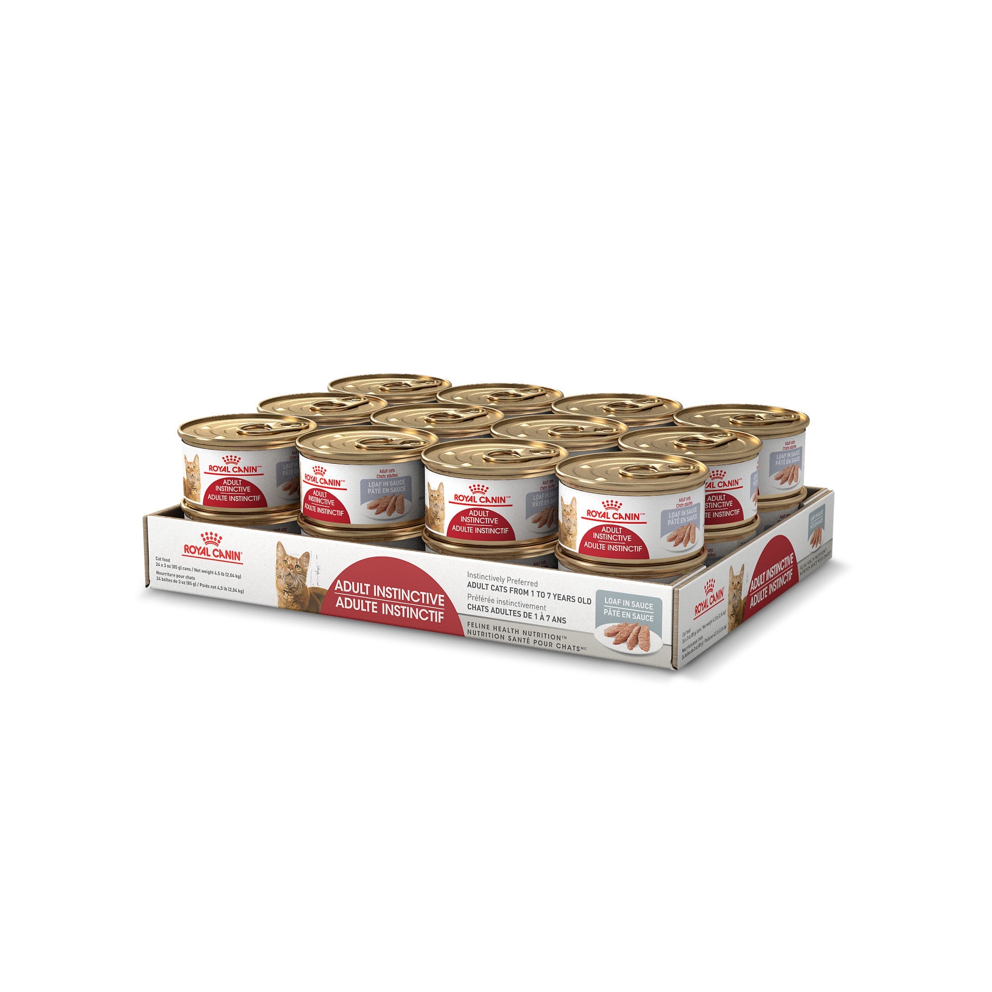 Royal Canin Canned Cat Food Adult Instinctive Loaf In Sauce