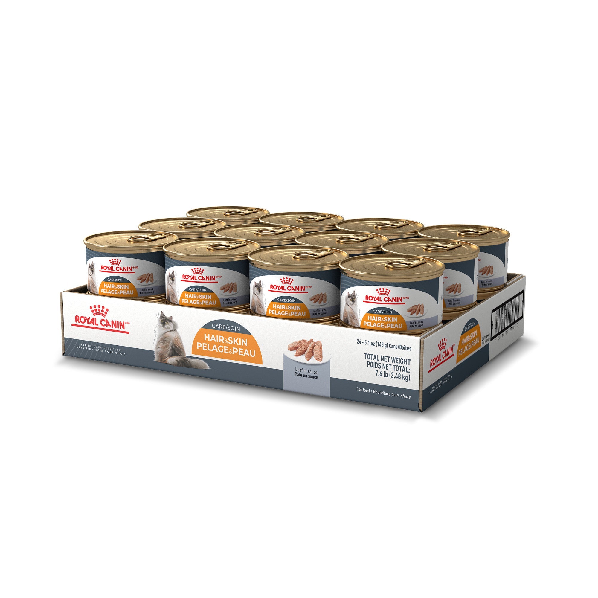 Royal Canin® Feline Care Nutrition™ Hair & Skin Care Loaf In Sauce Canned Cat Food