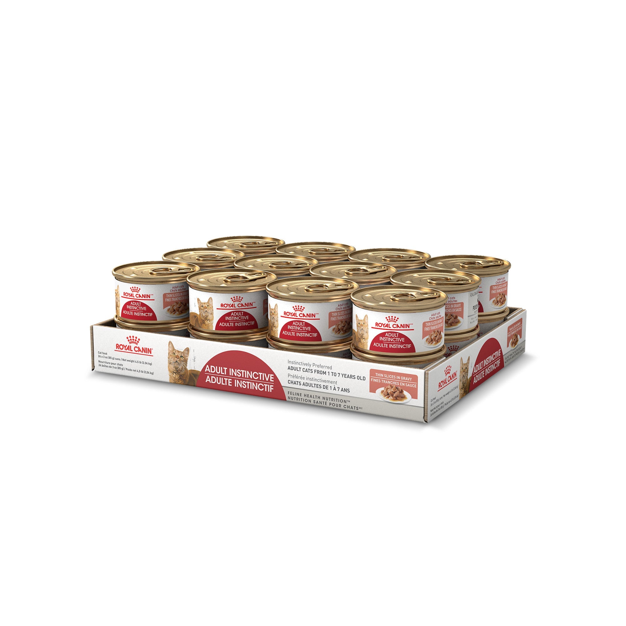 Royal Canin Canned Cat Food Adult Instinctive Thin Slices In Gravy