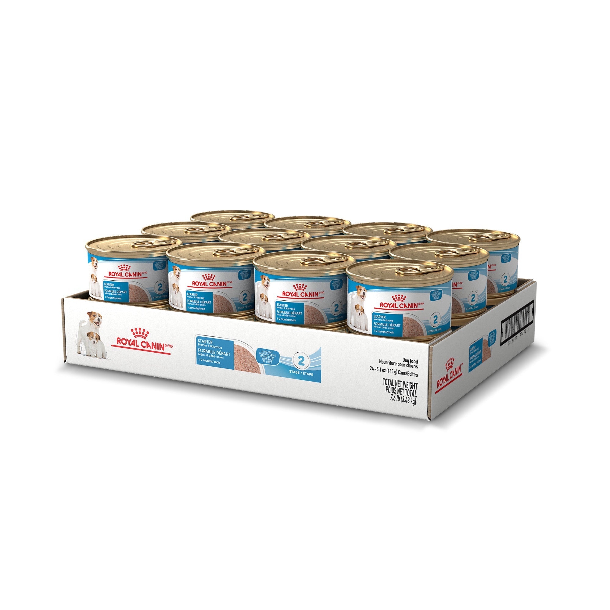 Royal Canin Size Health Nutrition Starter Mother & Babydog Mousse In Sauce Canned Dog Food