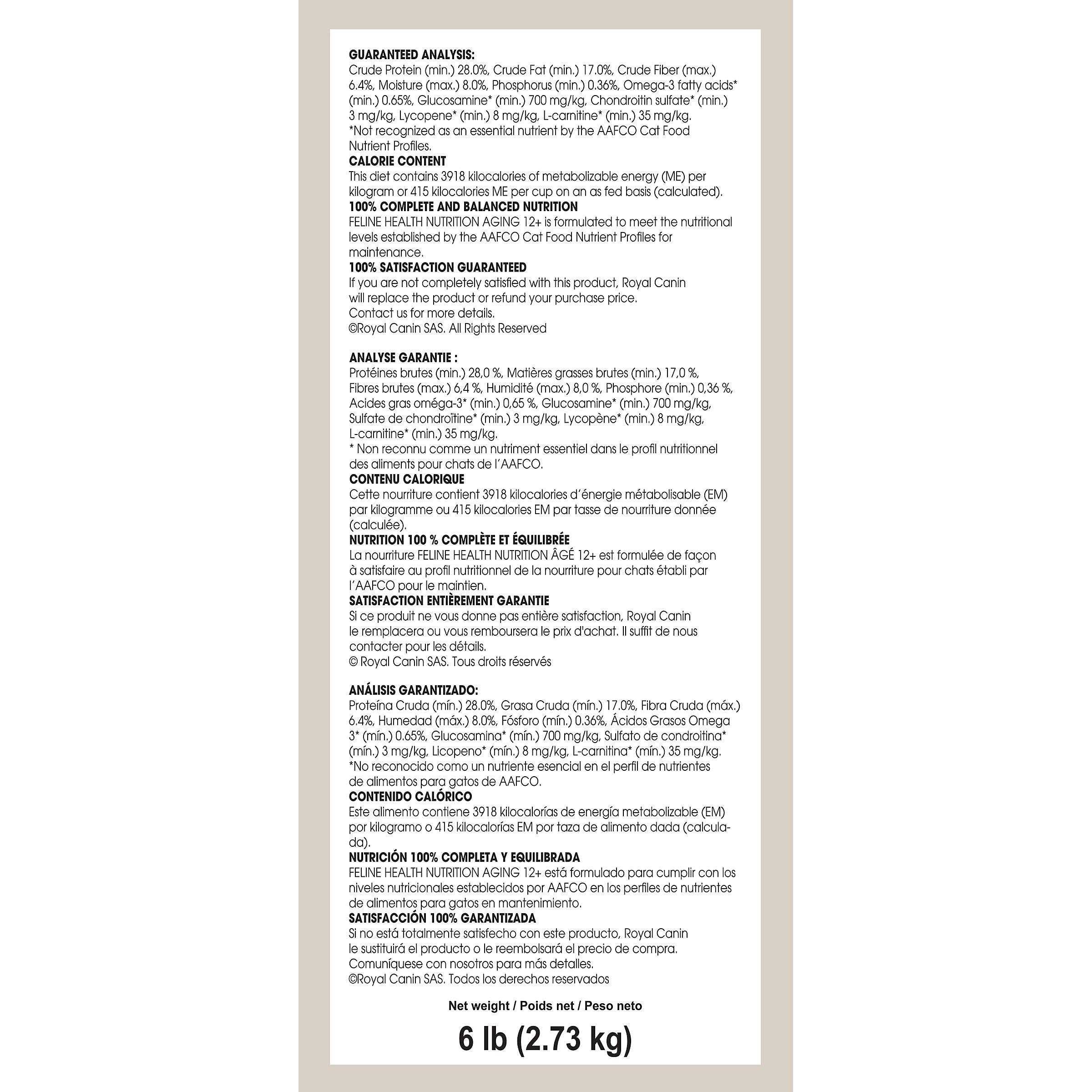 Royal Canin Aging 12+ Dry Adult Cat Food - 2.72 Kg - Cat Food - Royal Canin - PetMax Canada