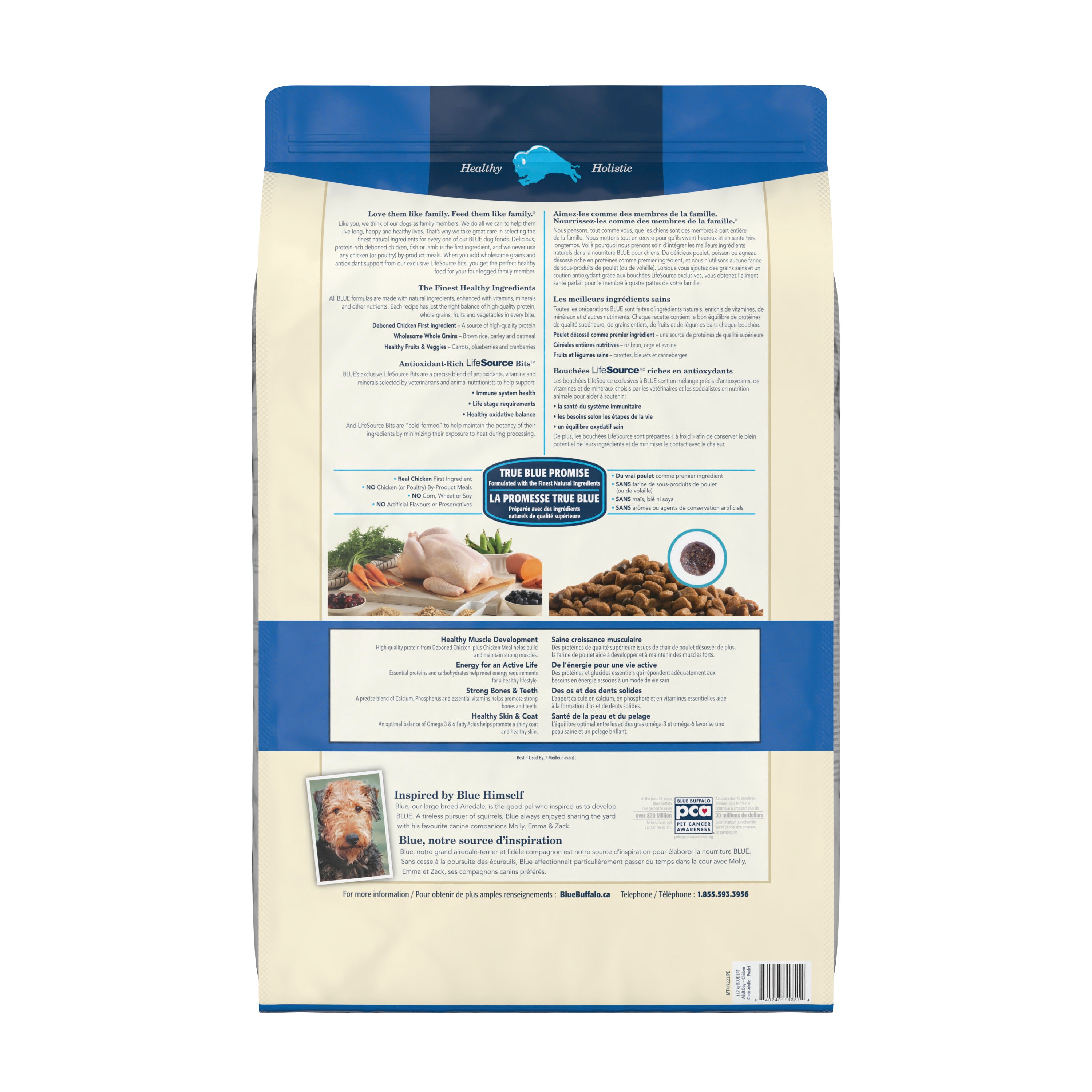 Blue Buffalo Life Protection Dog Food Chicken & Rice - Image 3 - Blue Buffalo - PetMax Canada