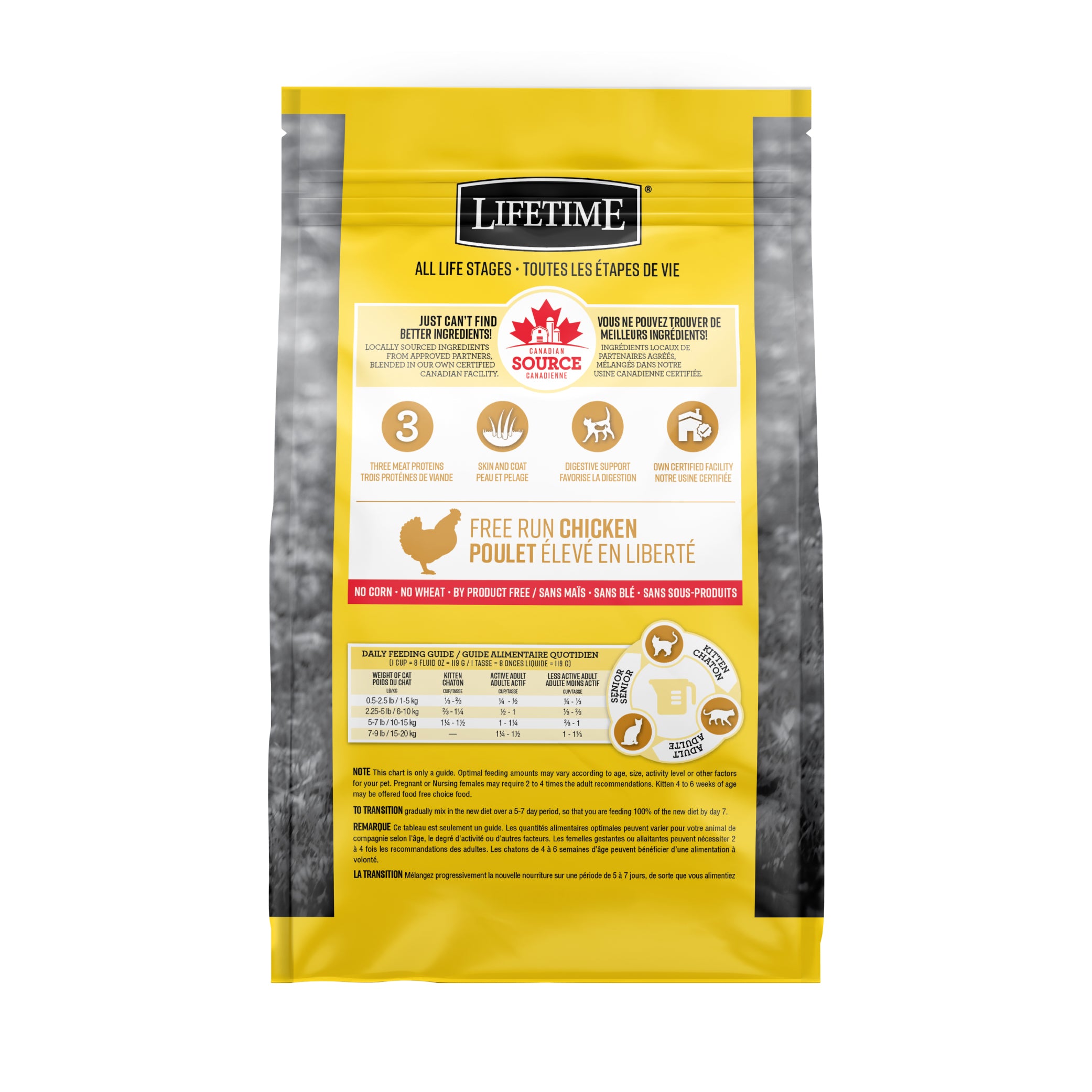 Nourriture pour chats Lifetime Poulet, dinde et flocons d'avoine