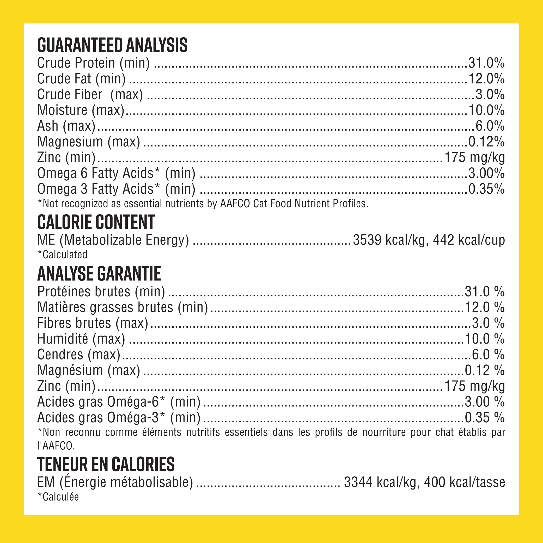 Nourriture pour chats Lifetime Poulet, dinde et flocons d'avoine