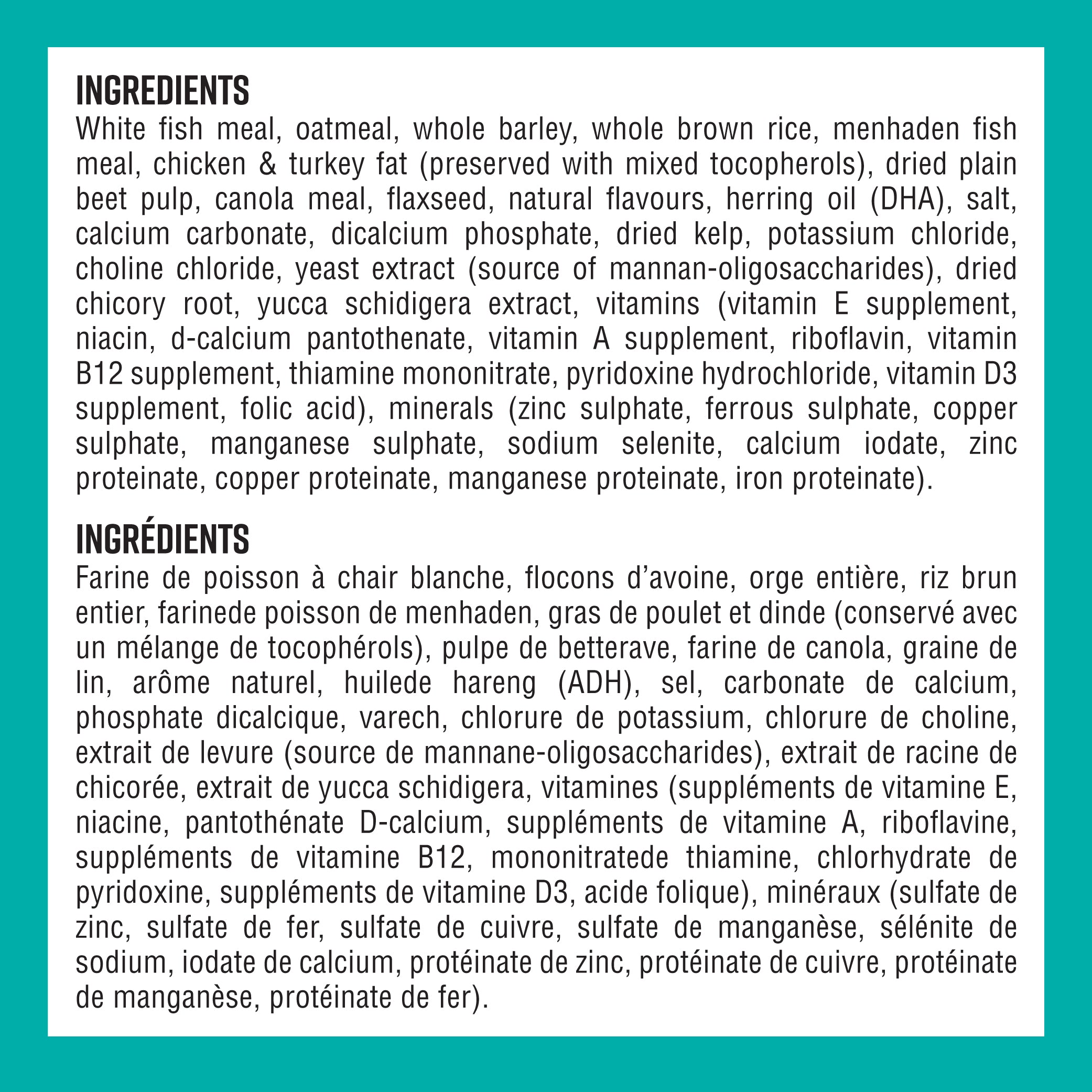 Lifetime All Life Stages Dog Food Fish & Oatmeal