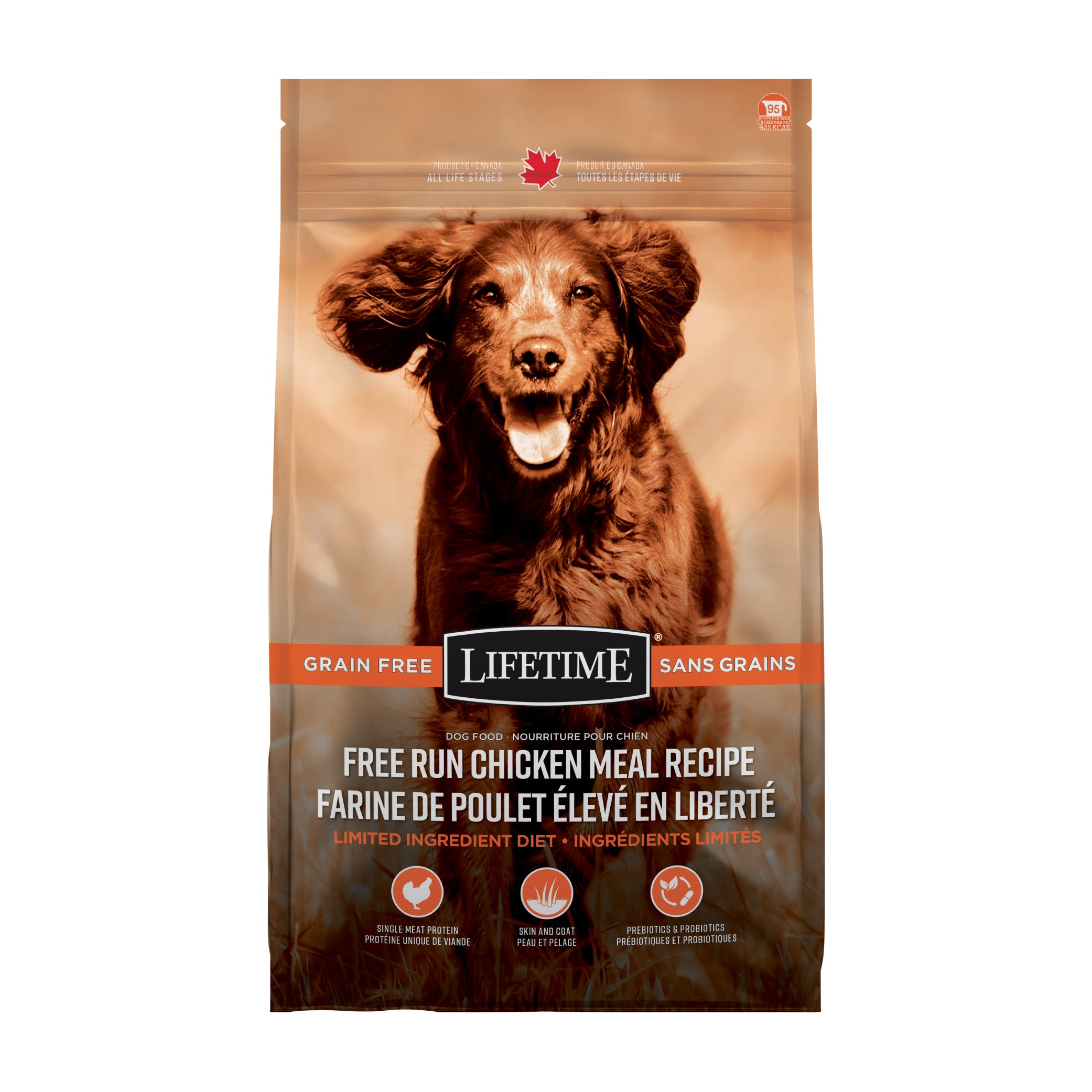 Poulet élevé en liberté sans céréales Lifetime Dog