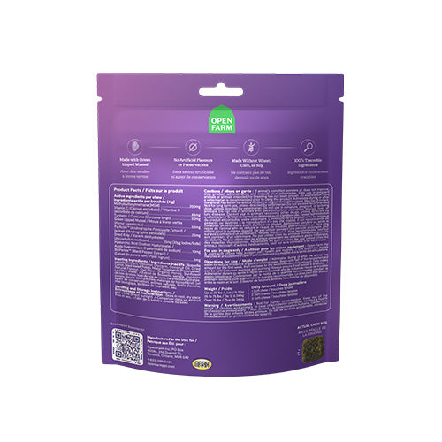 Open Farm Dog Supplement Hip & Joint Chews