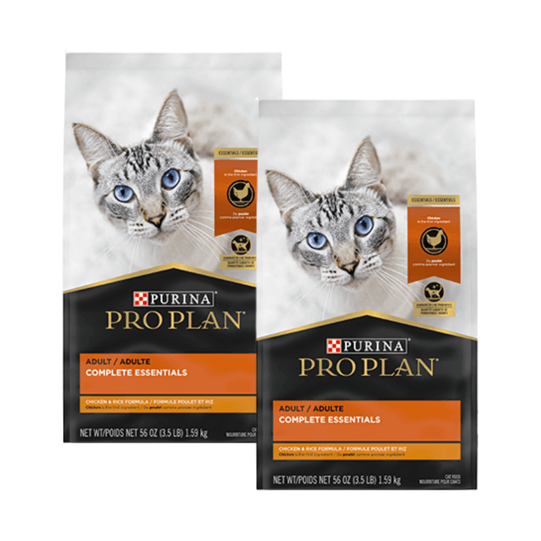Purina Pro Plan Adult Complete Essentials Formule poulet et riz Nourriture sèche pour chats