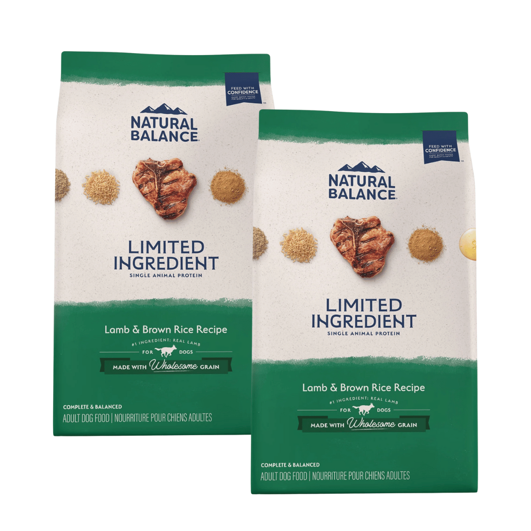 Natural Balance Limited Ingredient Diet Repas d'agneau et riz Nourriture pour chiens