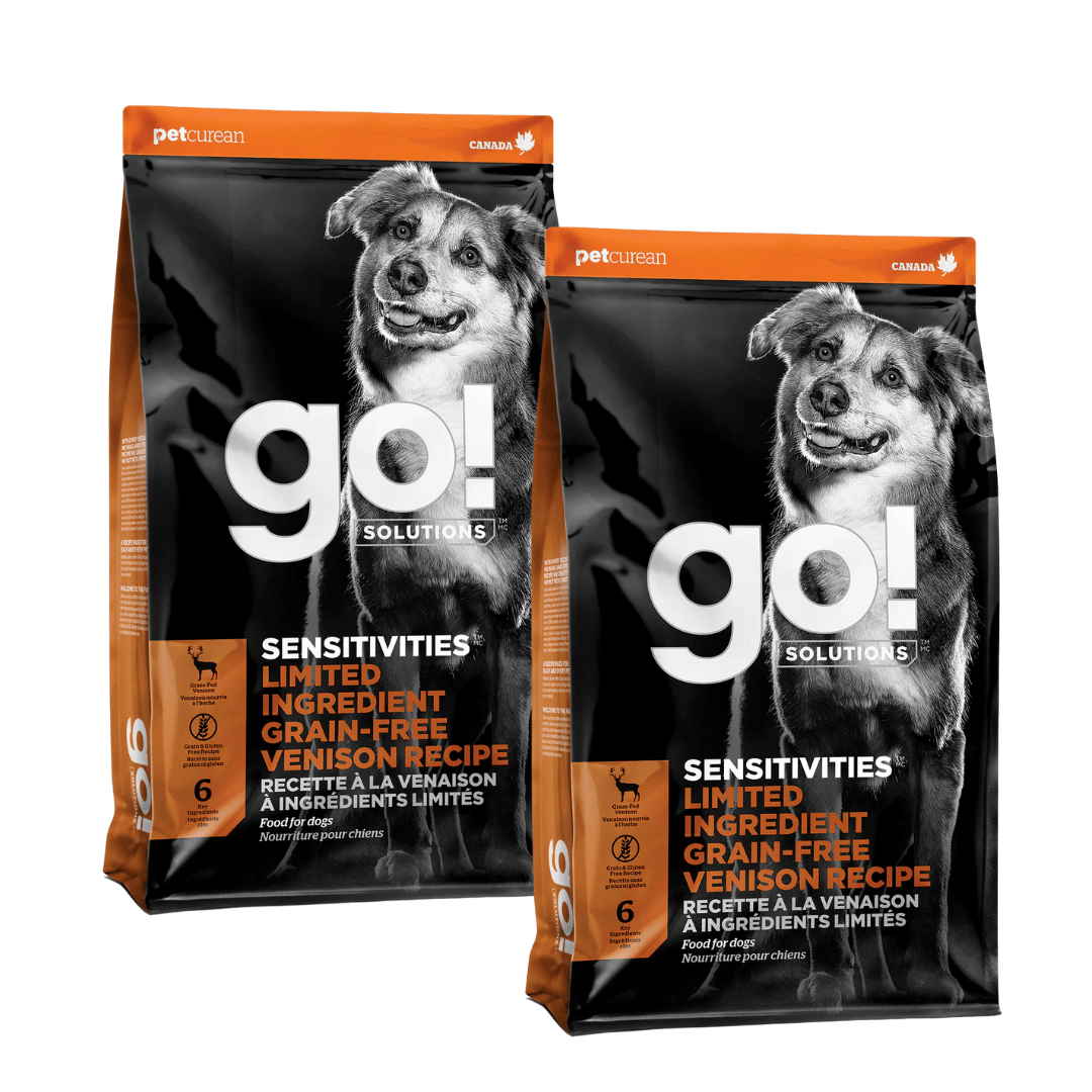 Go! Sensitivities Limited Ingredient Grain Free Venison recipe for dogs