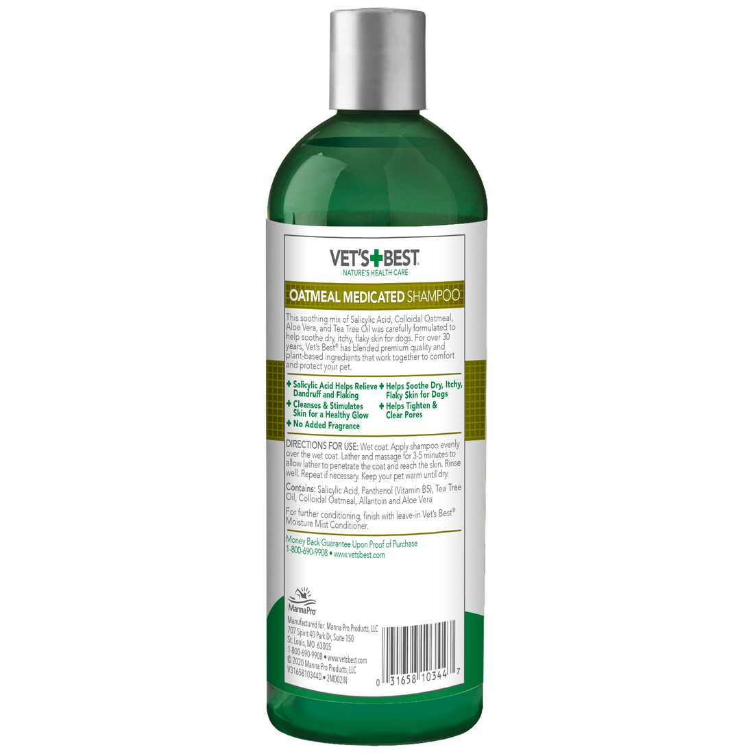 Vets Best Oatmeal Medicated Dog Shampoo
