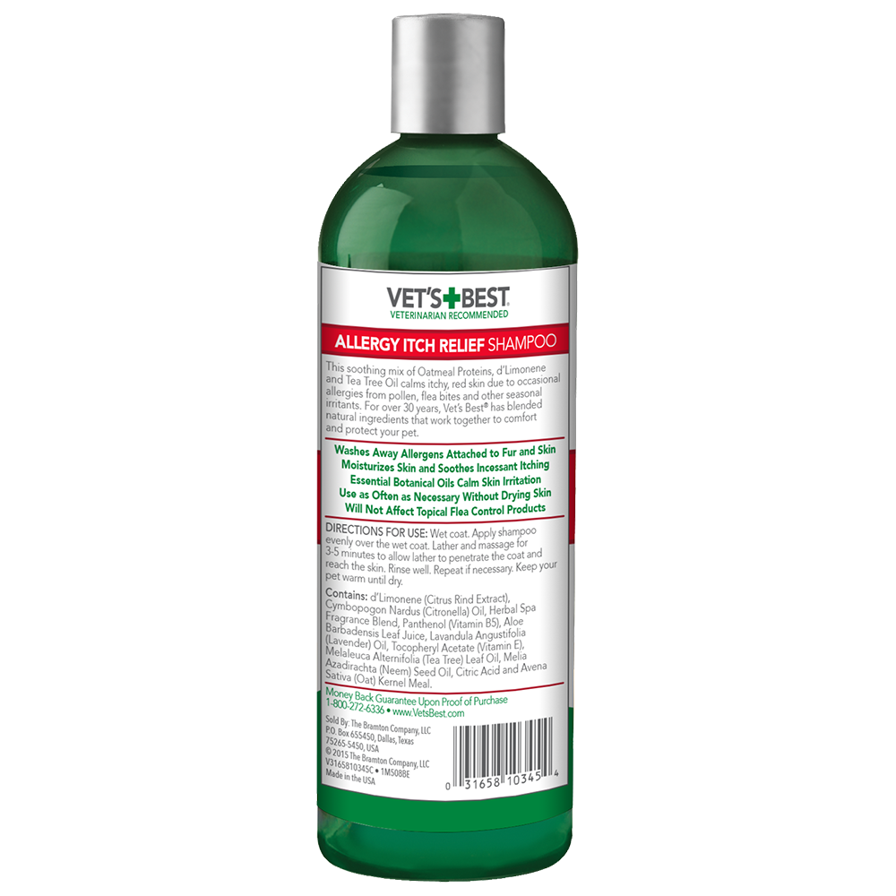 Vets Best Allergy Itch Relief Dog Shampoo