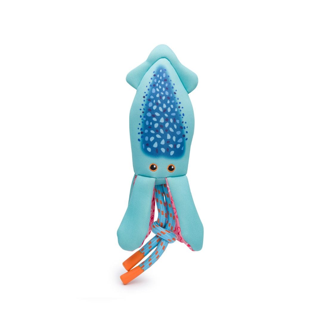 Fabdog Squid Floatie Squeaky Dog Water Toy - Dog Toys - Fabdog - PetMax Canada