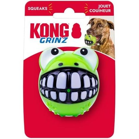 Kong Grinz Frog Dog Toy