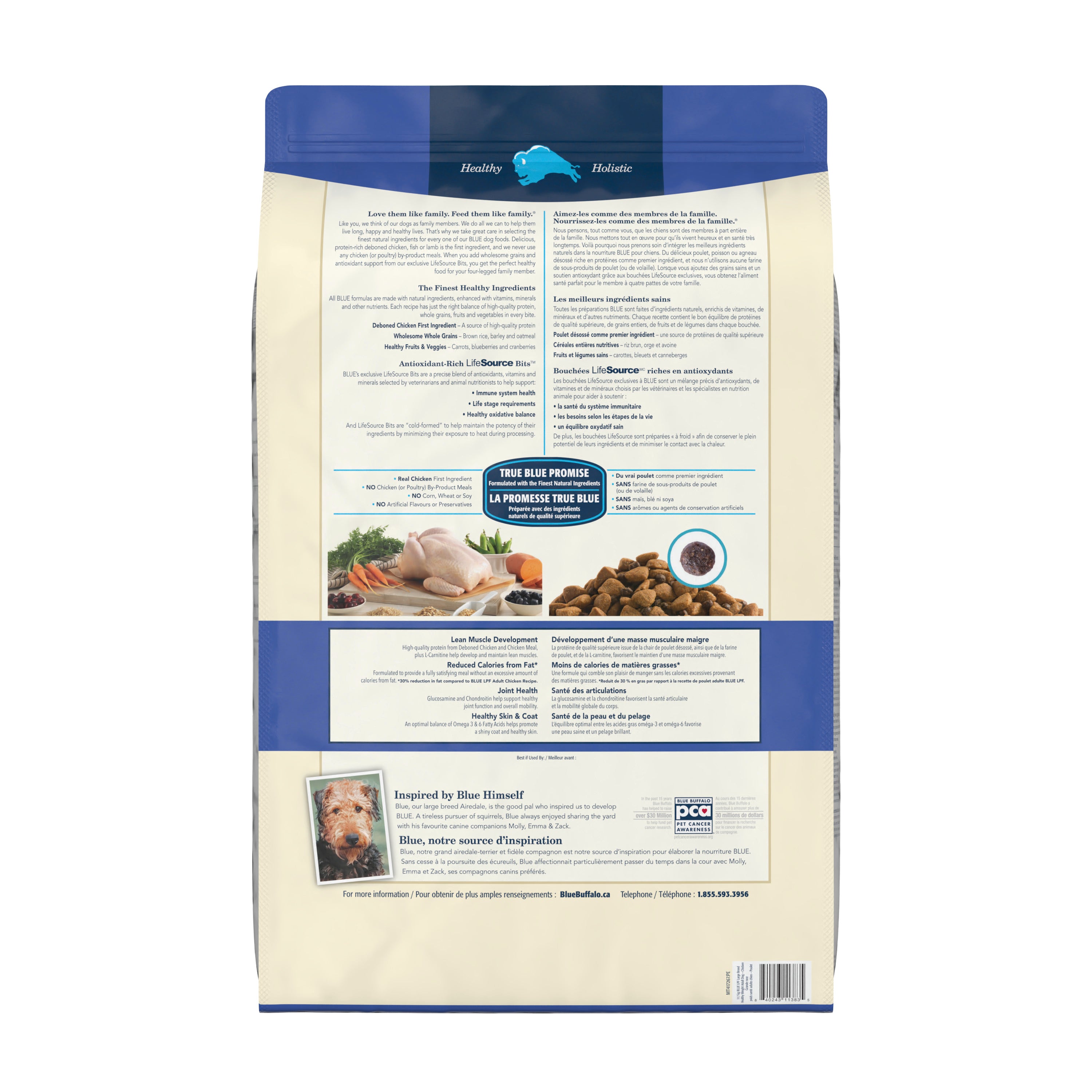 Blue Buffalo Life Protections Large Breed Weight Control Chicken - Image 2 - Blue Buffalo - PetMax Canada