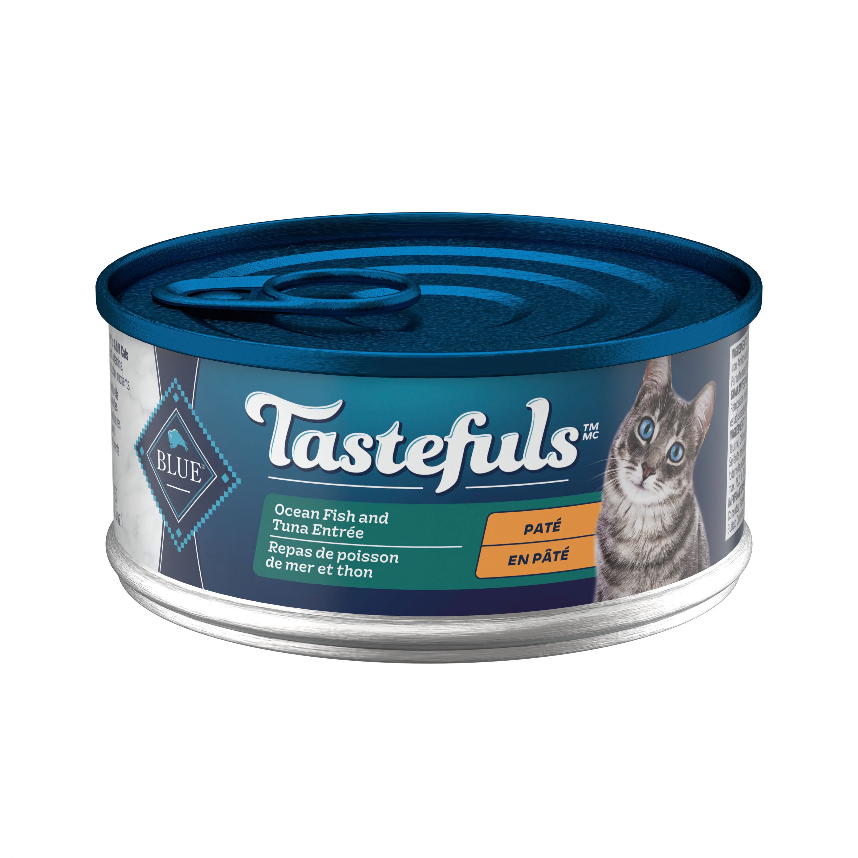 Blue Buffalo Tastefuls Adult Ocean Fish And Tuna Entree Pate - Canned Cat Food - Blue Buffalo - PetMax Canada