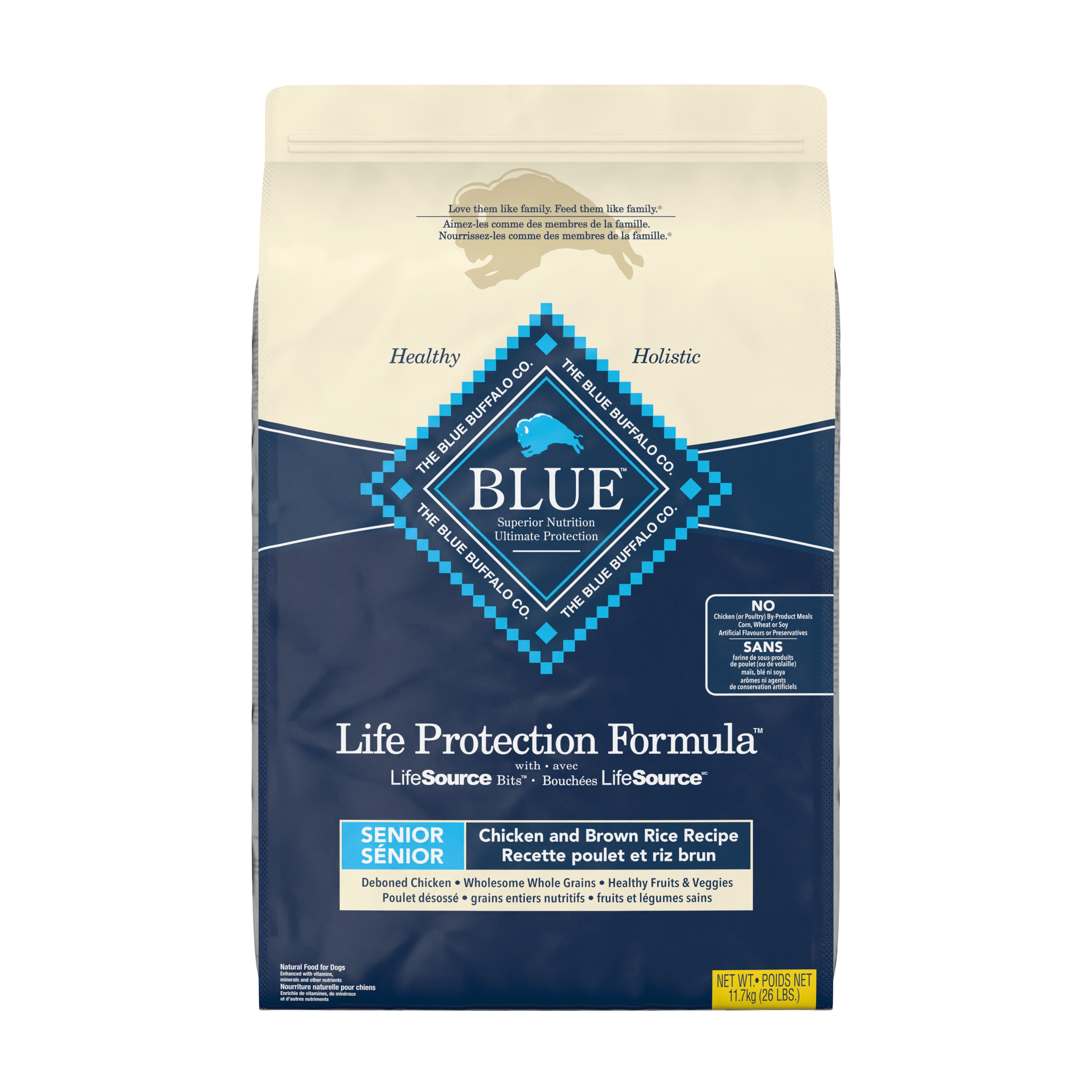 Blue Buffalo Life Protection Senior Dog Food - Dog Food - Blue Buffalo - PetMax Canada