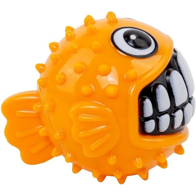 Kong Grinz Puffer Fish Dog Toy
