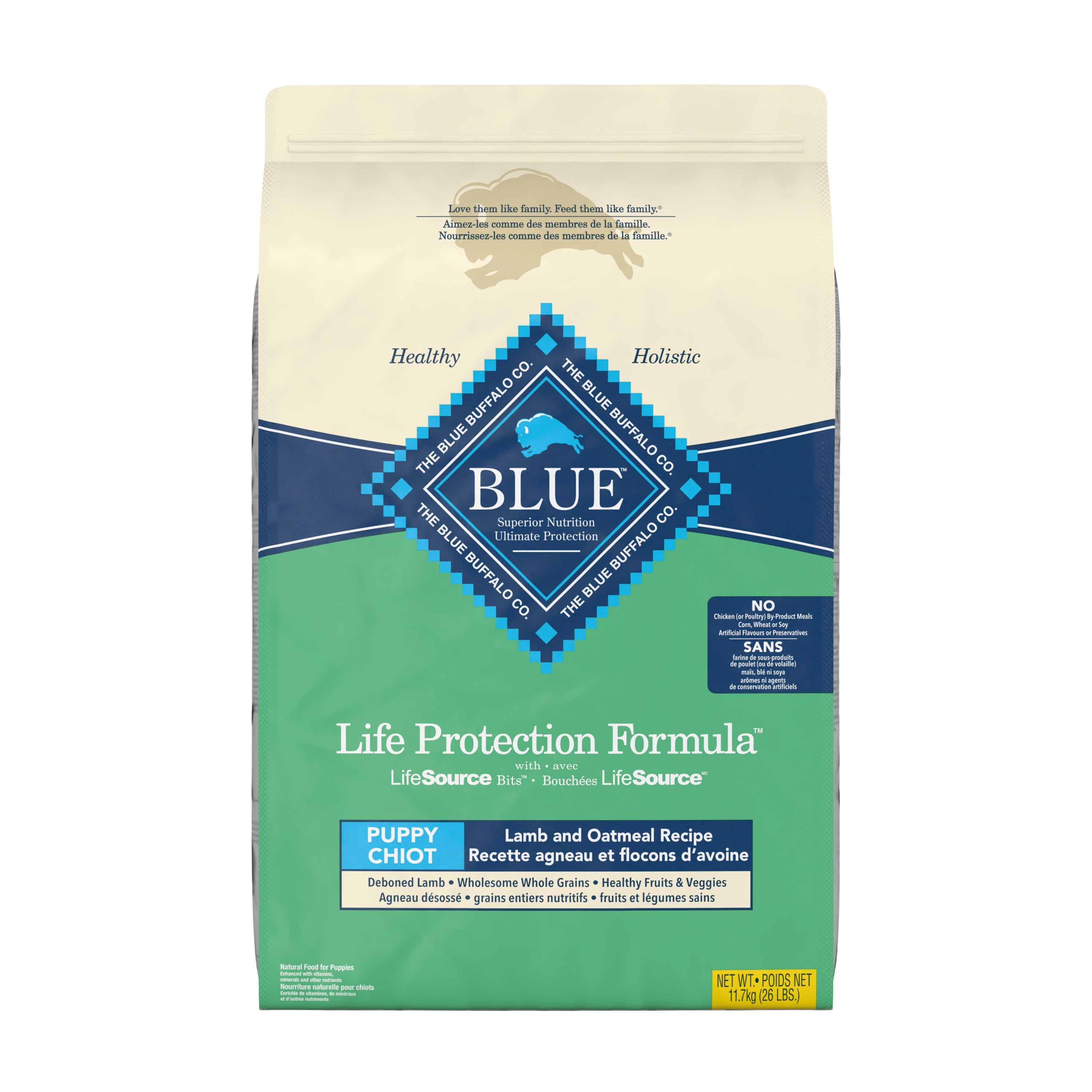 Blue Buffalo Life Protection Puppy Food Lamb & Oatmeal - Dog Food - Blue Buffalo - PetMax Canada