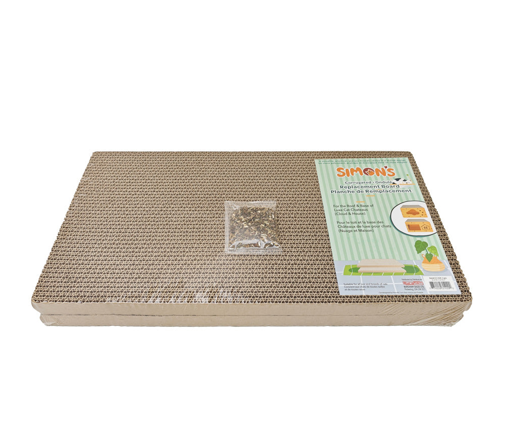 Simon's Corrugated Replacement Scratch Board - Scratching Products - Simon's - PetMax Canada