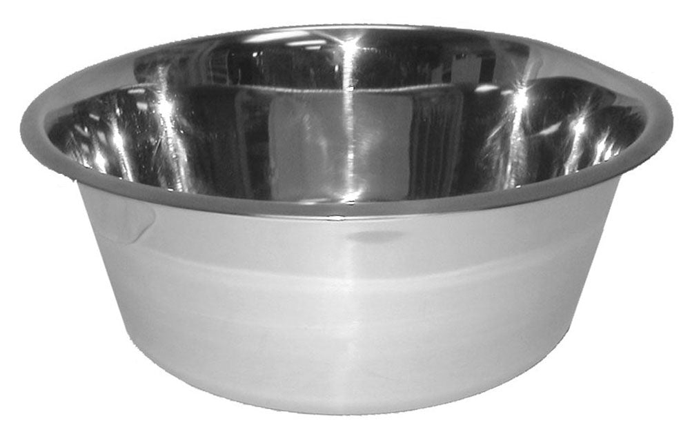 Stainless Steel Dog Dish - 4.73 L - Stainless Steel - Burgham - PetMax Canada