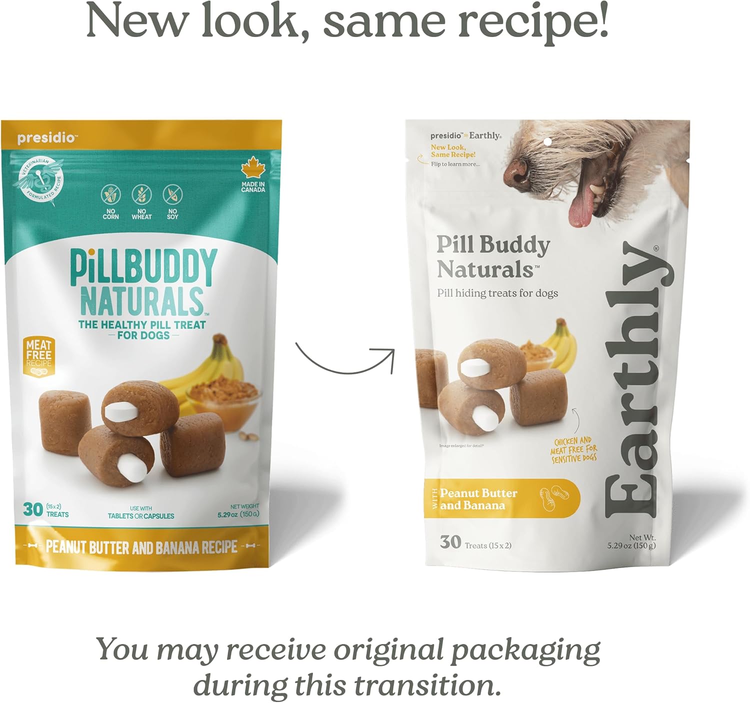 Presidio Pill Buddy Naturals Peanut Butter And Banana
