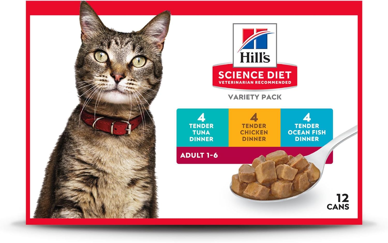 Hill's Science Diet Feline Tender Dinner Variety Pack Canned Cat Food