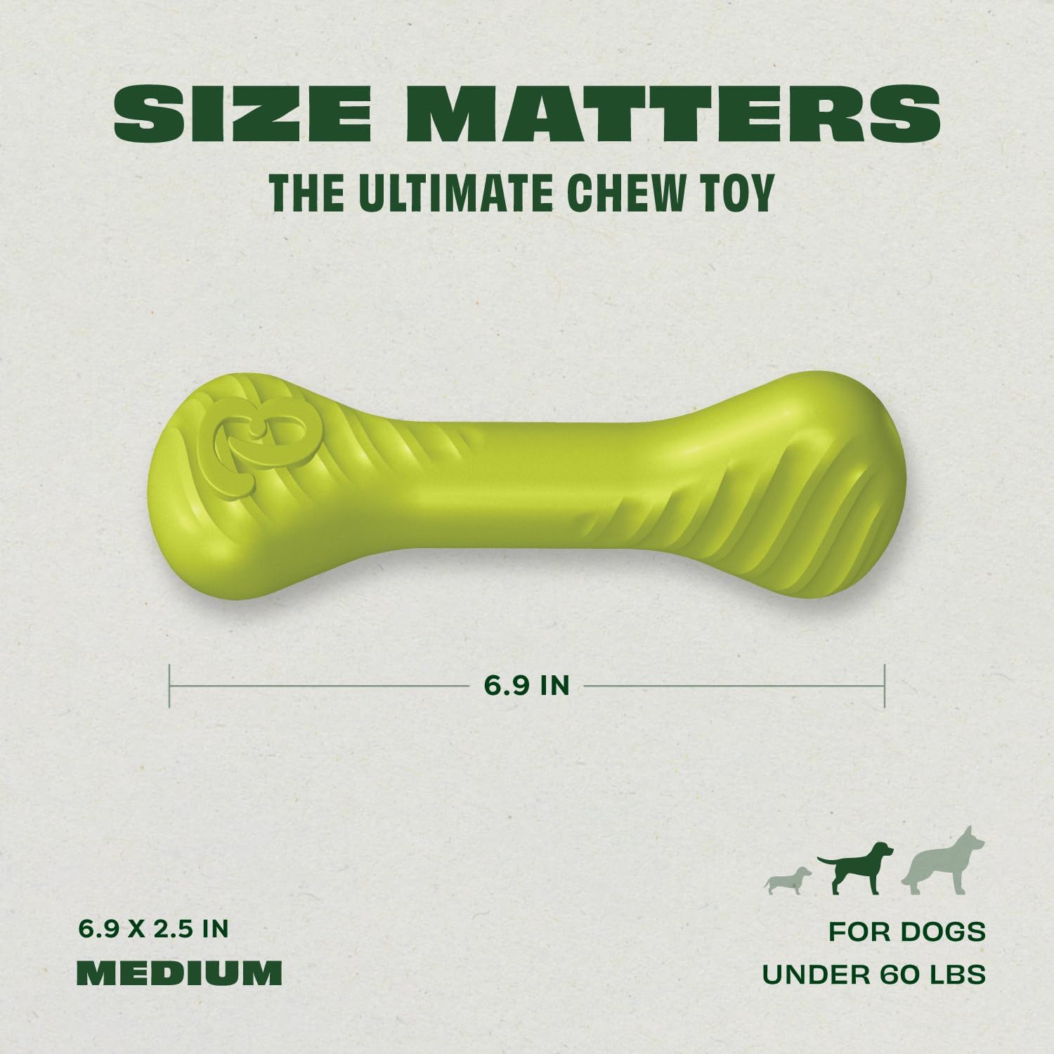 Benebone Natural Rubber Bone Dog Toys