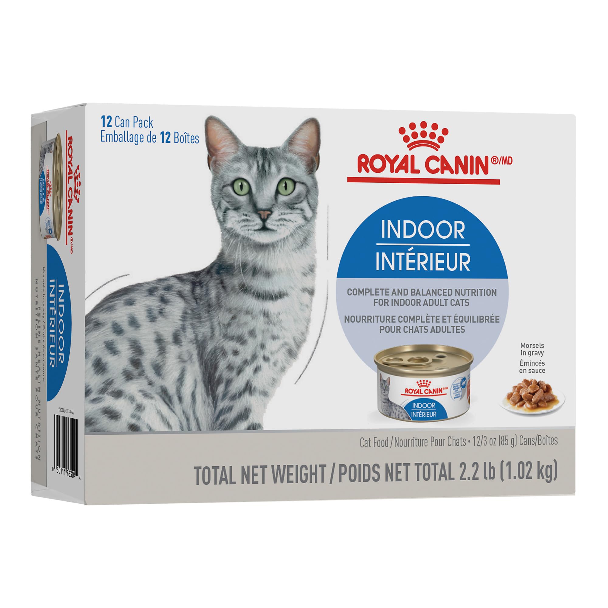 Royal Canin Adult Feline Health Nutrition Morsels in Gravy Cat Food for Indoor Cats
