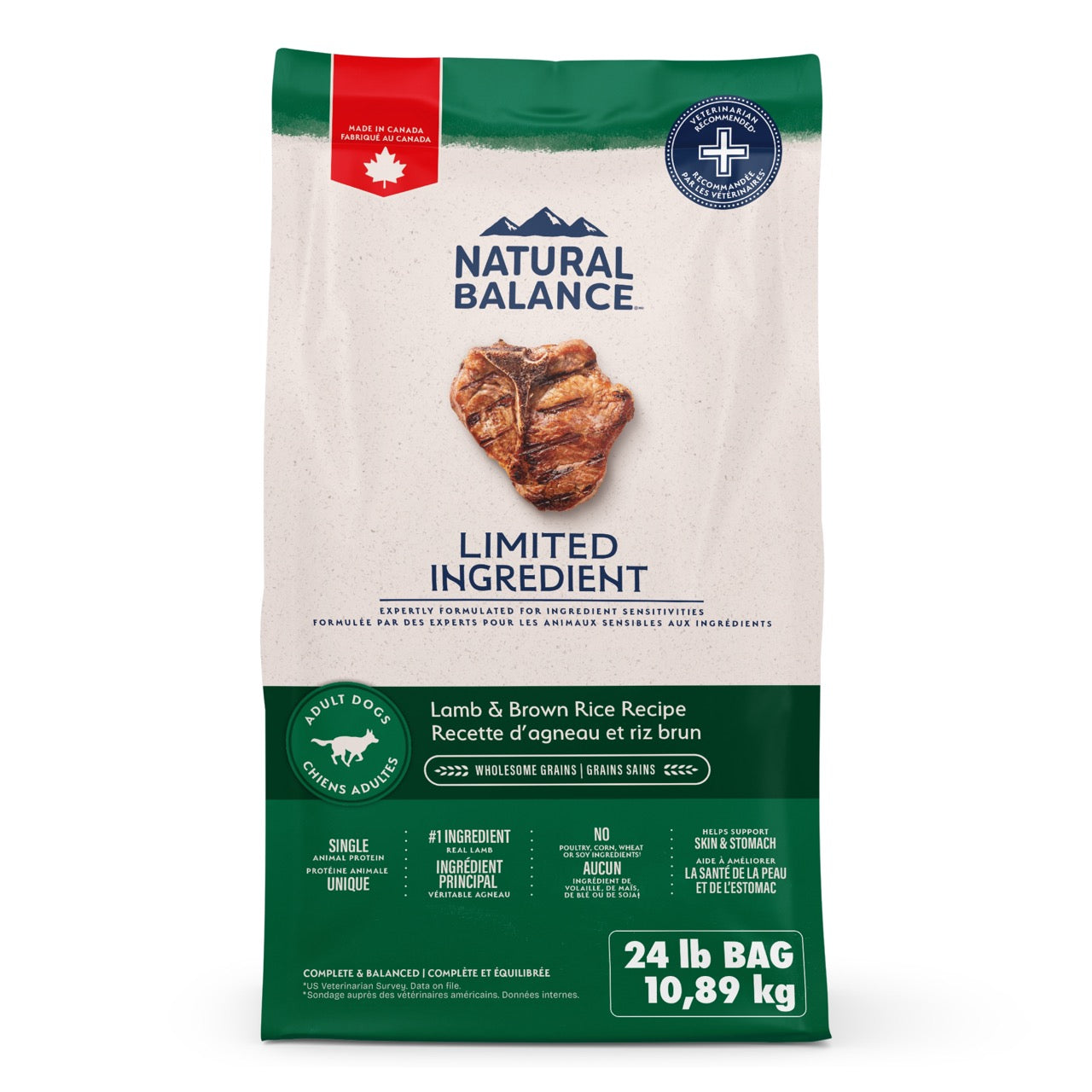 Natural Balance Limited Ingredient Diet Lamb Meal & Rice Dog Food