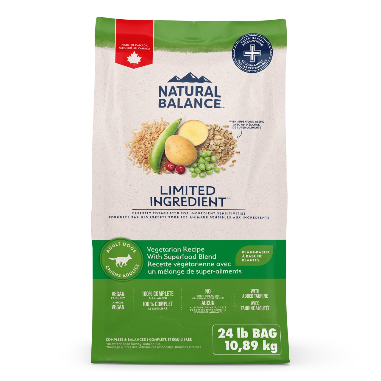 Natural Balance Limited Ingredient Diet Vegetarian Adult Dry Dog Food