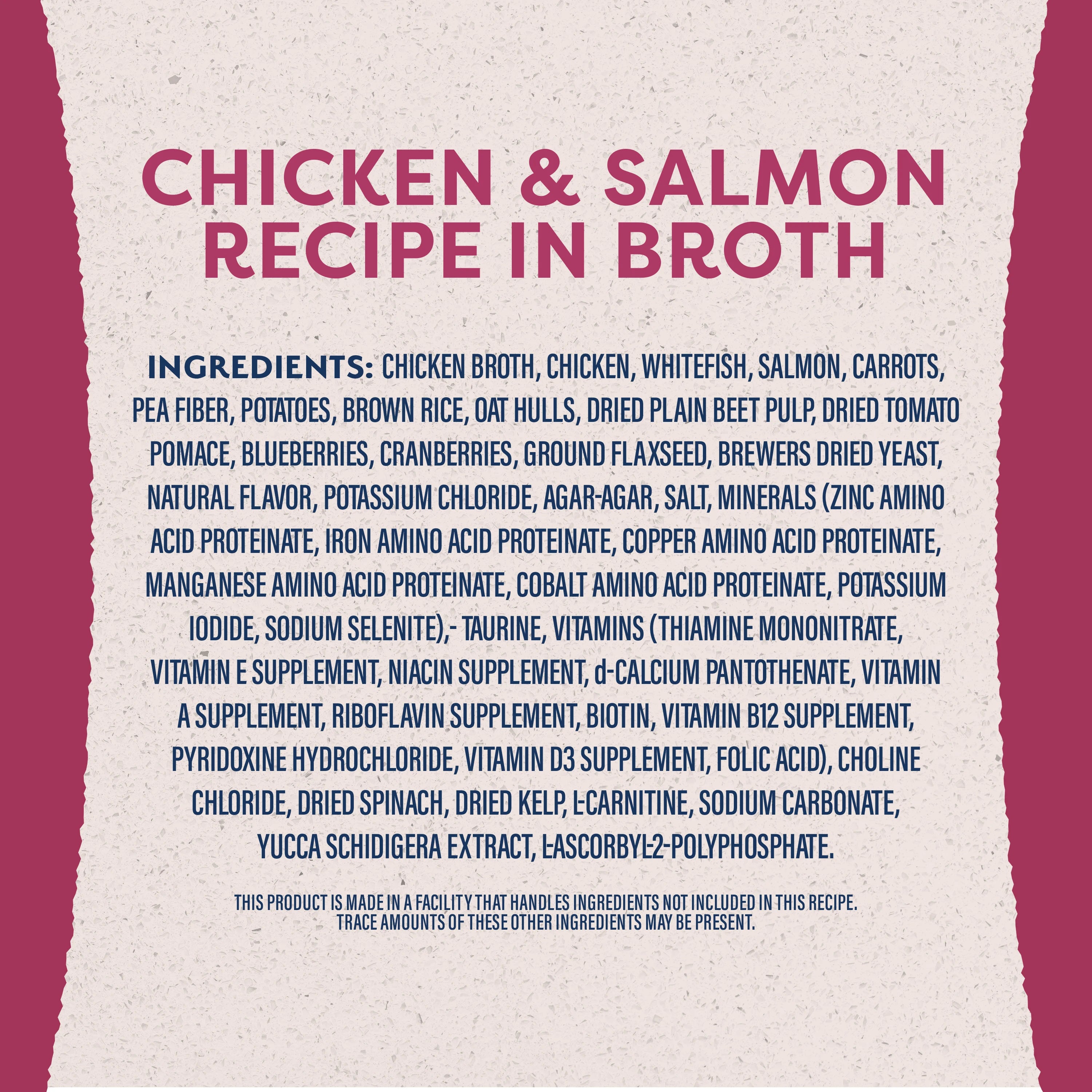 Natural Balance Original Ultra Fat Dogs Chicken & Salmon Low Calorie Wet Dog Food - 368g - ingredient panel graphic (3000x3000) - Natural Balance - PetMax Canada