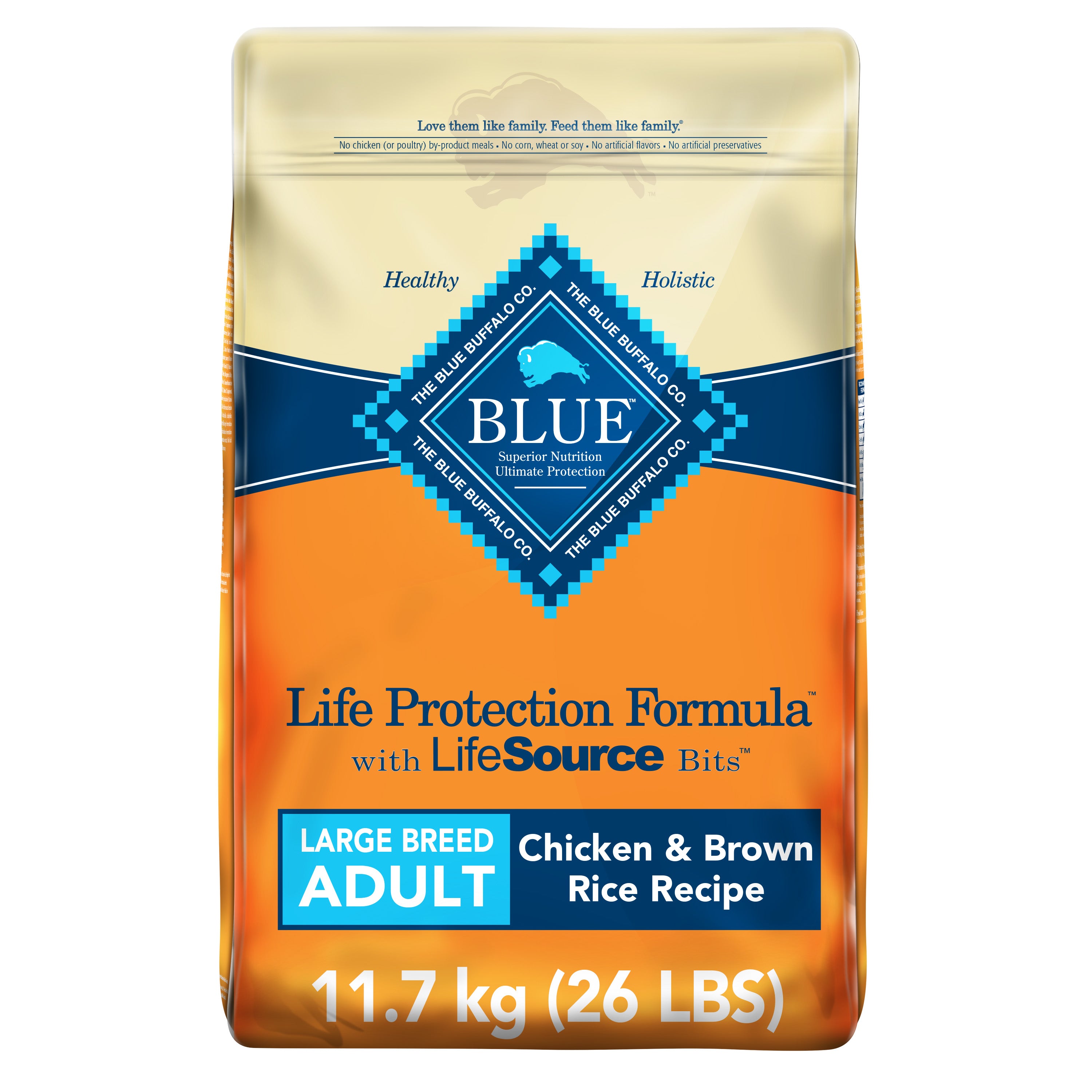 Blue Buffalo Life Protection Dog Food Large Breed Chicken & Rice - Image 3 - Blue Buffalo - PetMax Canada