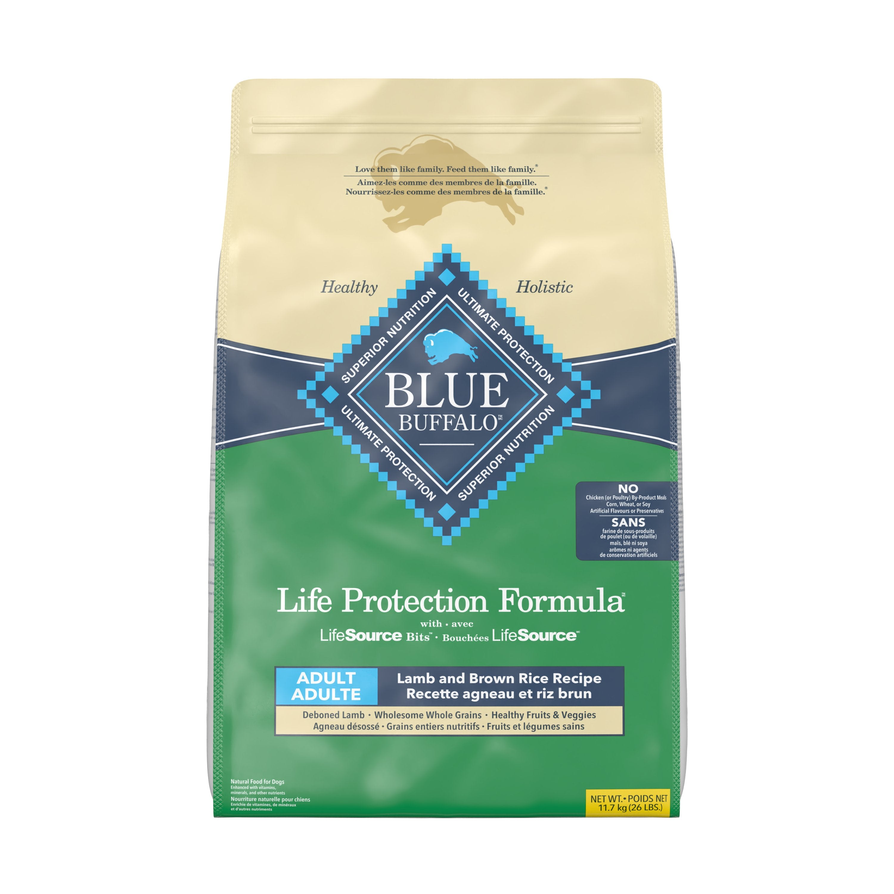 Blue Buffalo Life Protection Dog Food Lamb & Rice - Image 2 - Blue Buffalo - PetMax Canada
