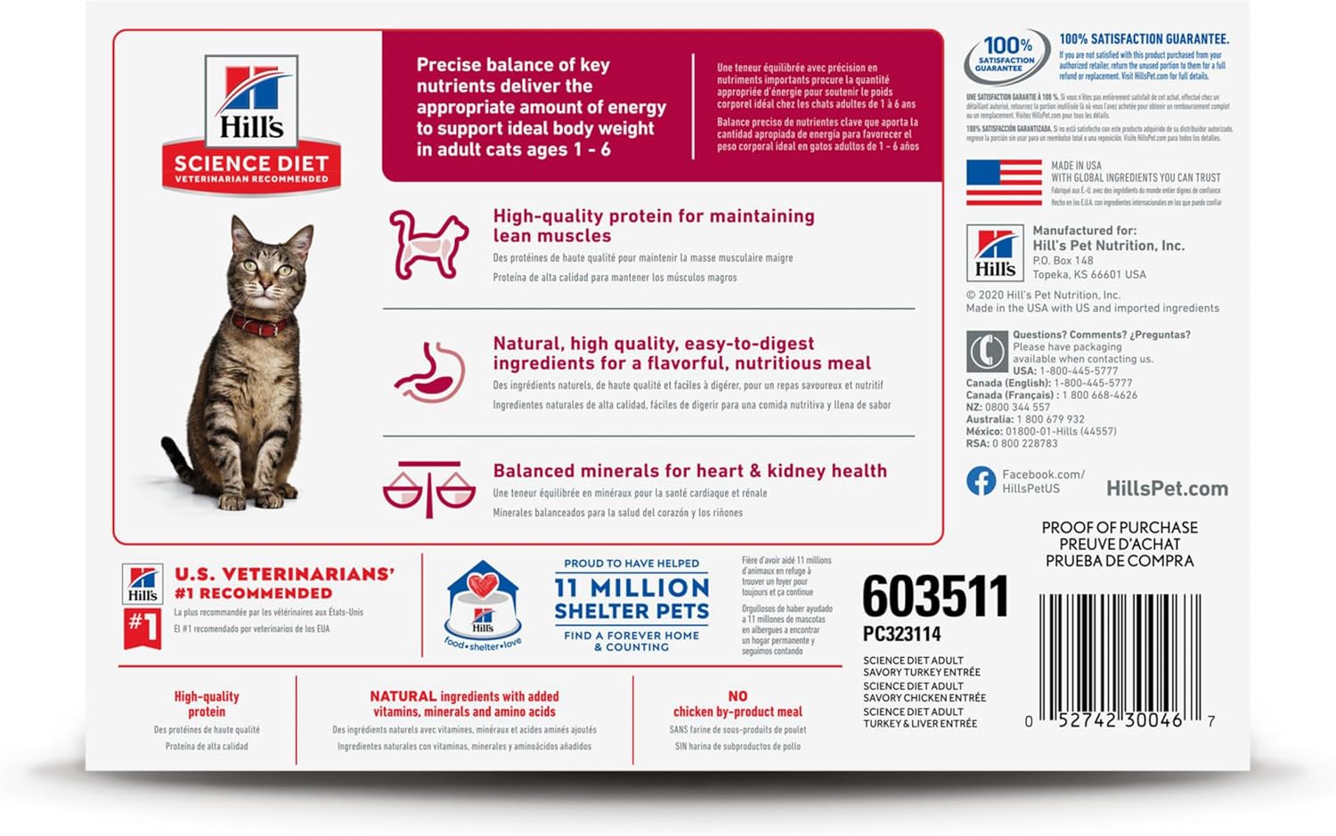 Hill's Science Diet Feline Minced Entrée Variety Pack Canned Cat Food