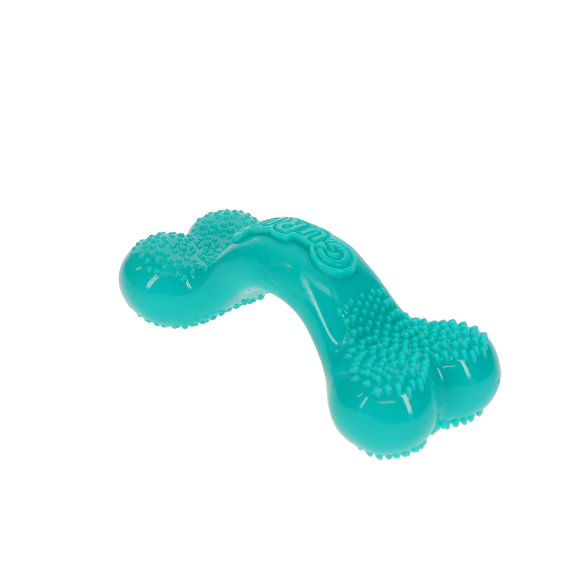 Guru Vanilla Puppy Bone Dog Toy - rear angled view - PetMax Canada